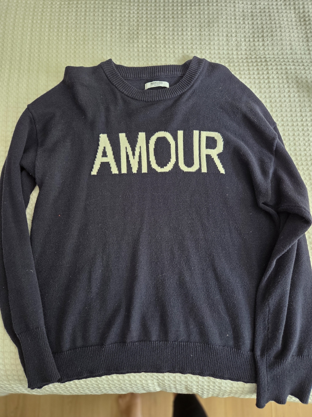 Smash + Tess Amour Crewneck Sweater - Navy & Cream